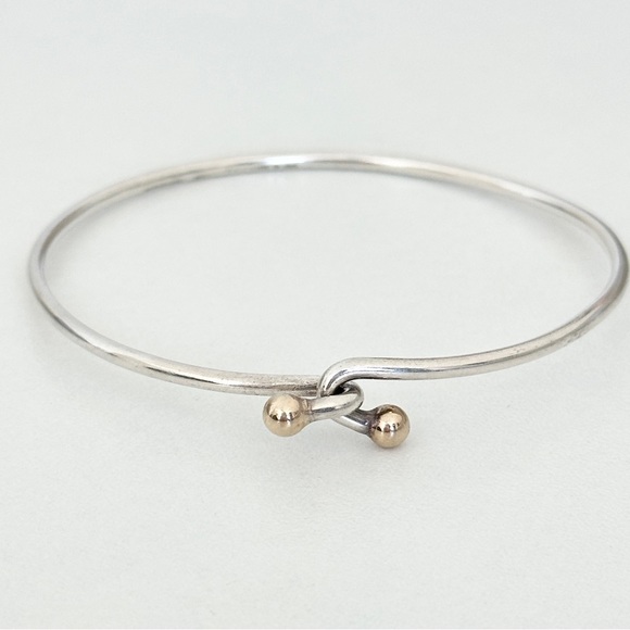 TIFFANY&Co. Knot Hook Bangle 925×14K コンビ（Tiffany & Co